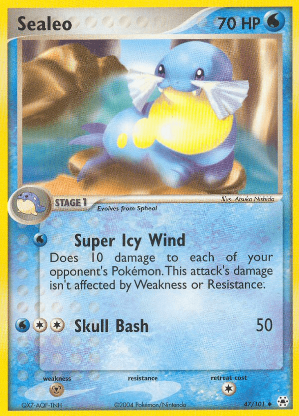 Carta Pokémon Sealeo 47