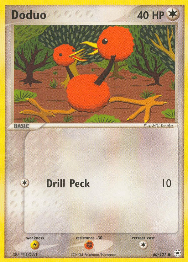 Carta Pokémon Doduo 60