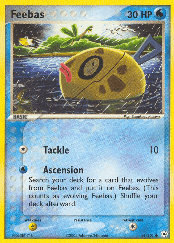 Carta Pokémon Feebas 61