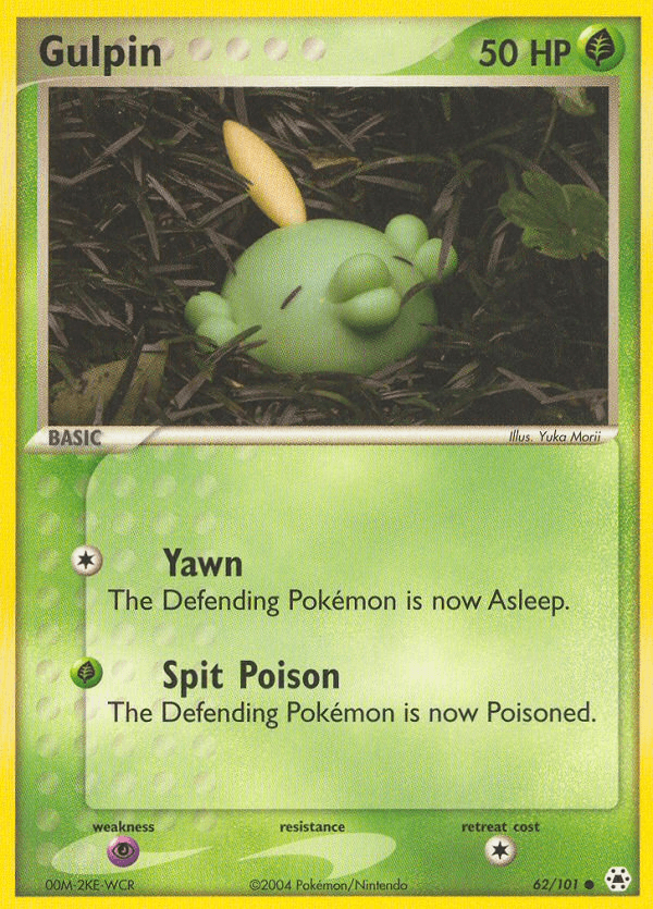 Carta Pokémon Gulpin 62