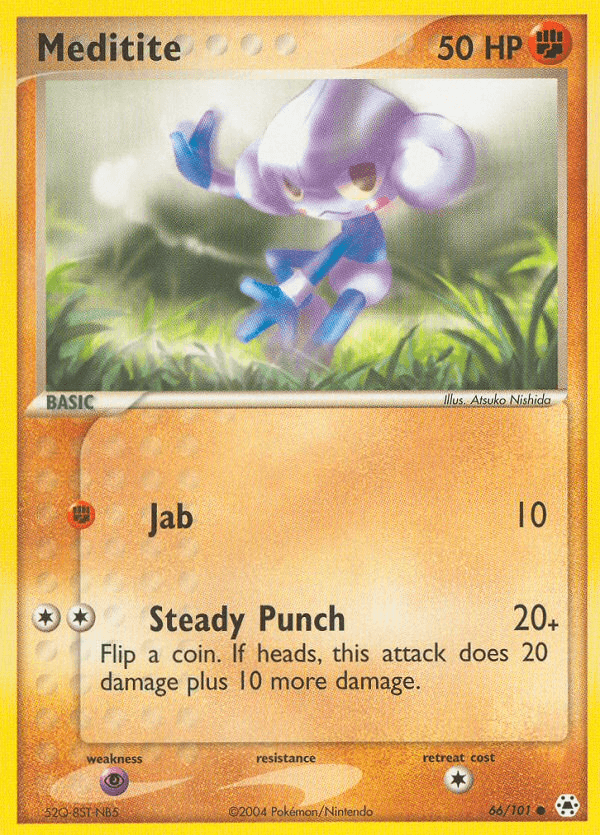 Carta Pokémon Meditite 66