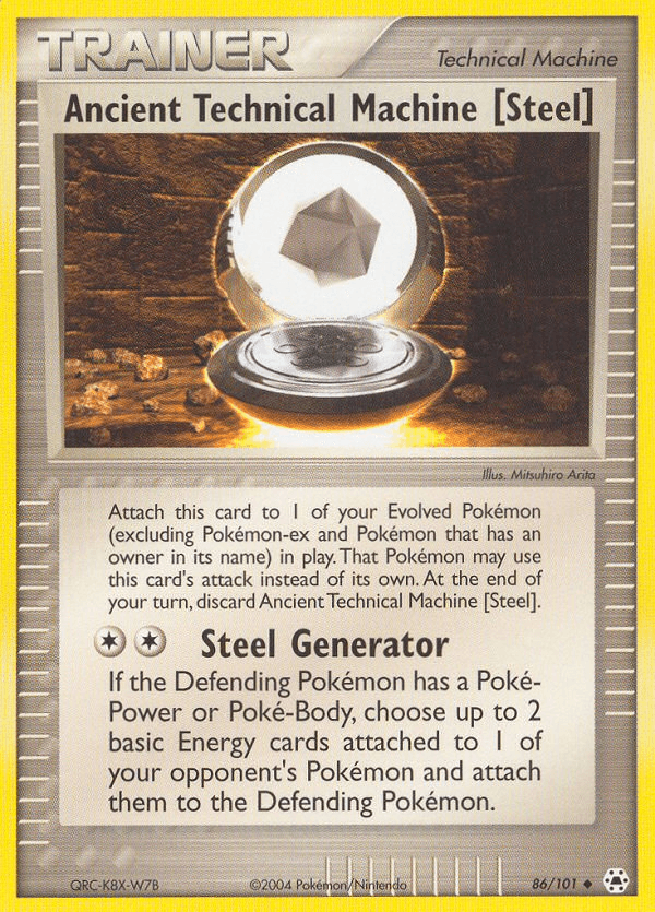 Carta Pokémon Ancient Technical Machine [Steel] 86 de Hidden Legends