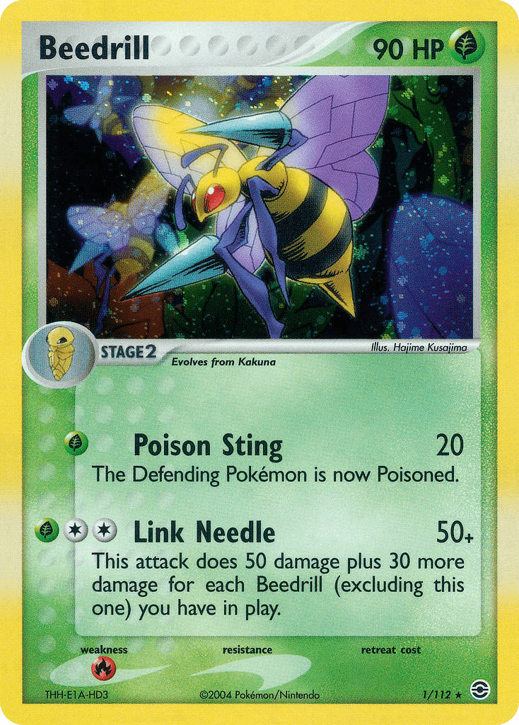 Carta Pokémon Beedrill 1