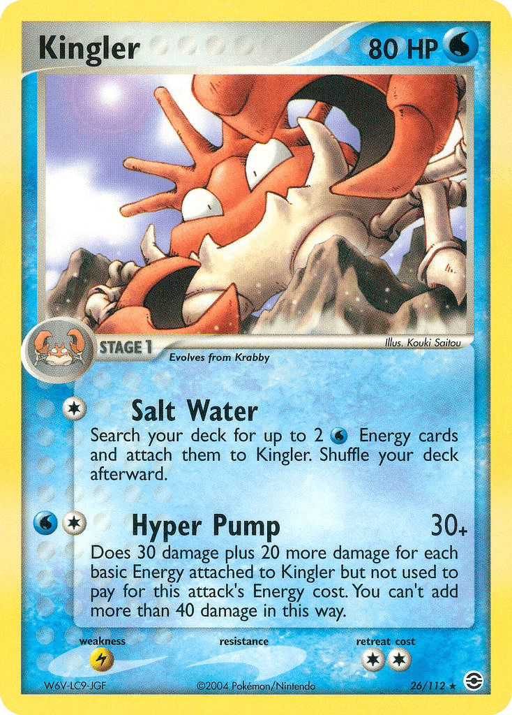 Carta Pokémon Kingler 26