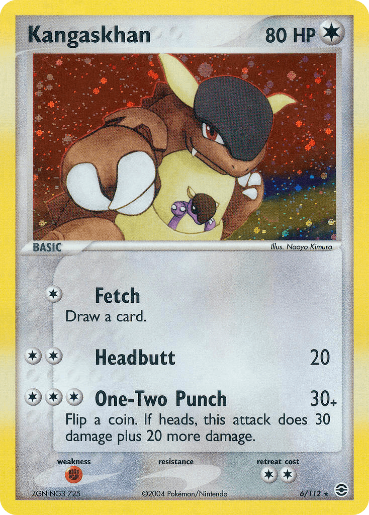 Carta Pokémon Kangaskhan 6