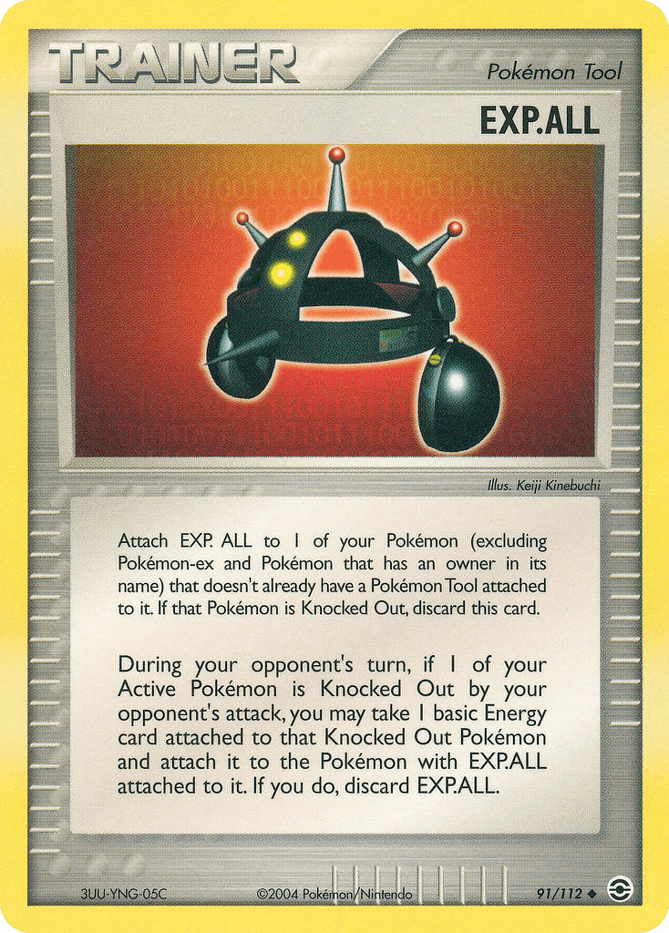 Carta Pokémon EXP.ALL 91 de FireRed & LeafGreen