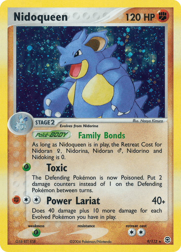 Carta Pokémon Nidoqueen 9