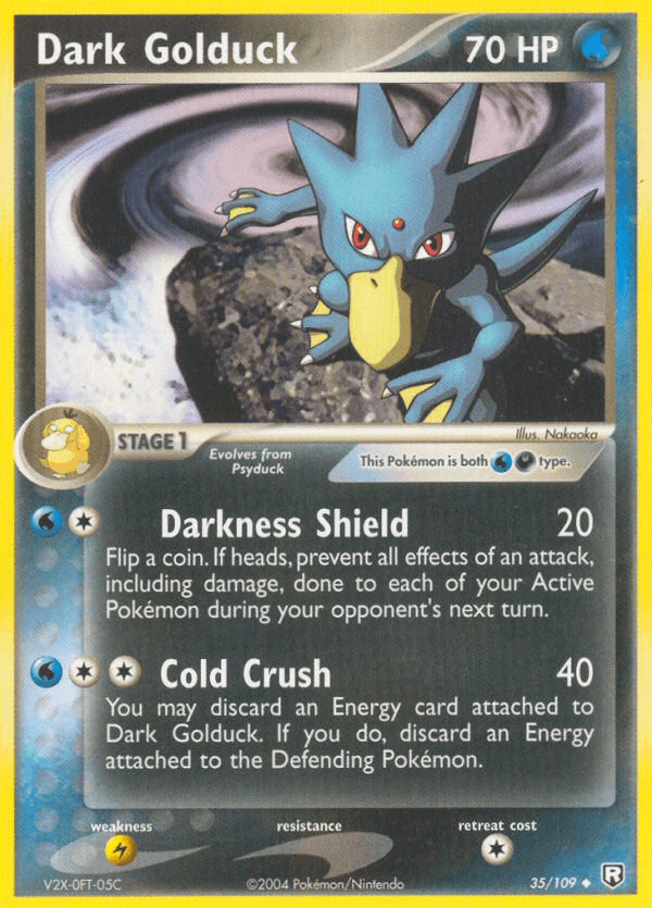 Carta Pokémon Dark Golduck 35 de Team Rocket Returns