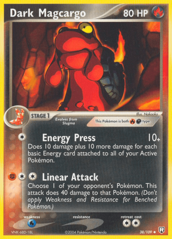 Carta Pokémon Dark Magcargo 38
