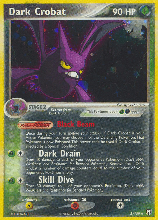 Carta Pokémon Dark Crobat 3