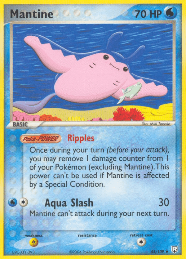 Carta Pokémon Mantine 45