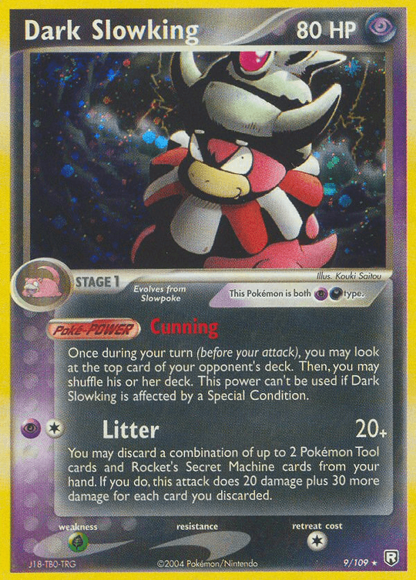 Carta Pokémon Dark Slowking 9