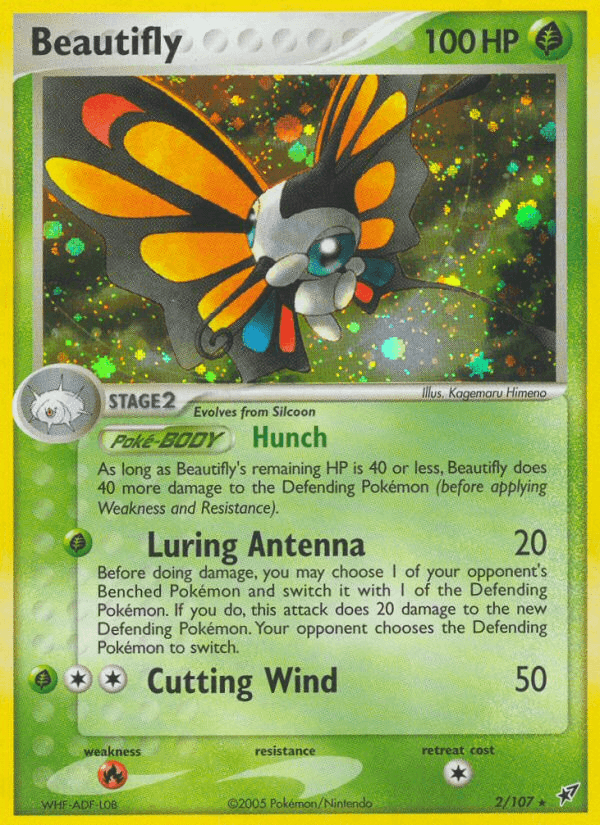 Carta Pokémon Beautifly 2