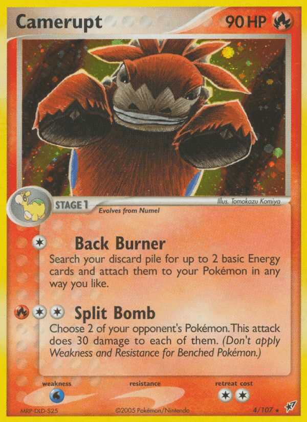 Carta Pokémon Camerupt 4