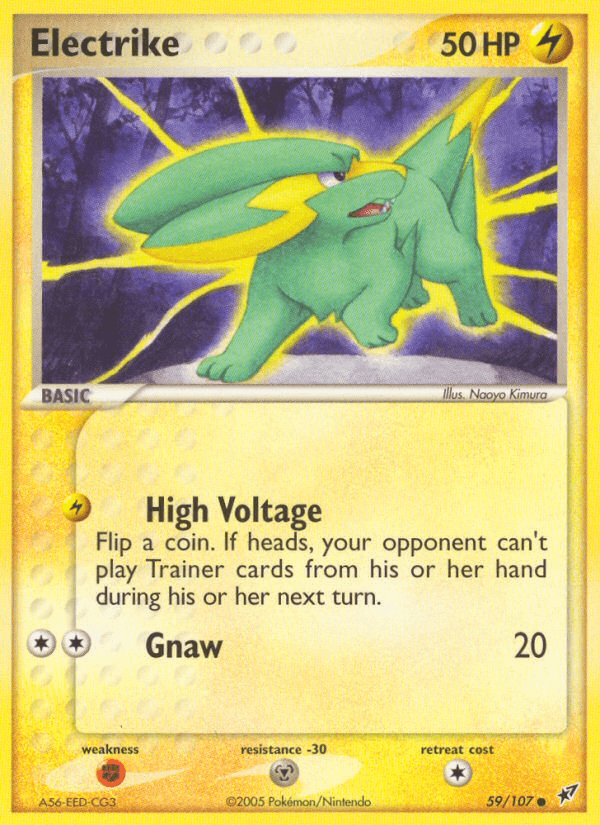 Carta Pokémon Electrike 59