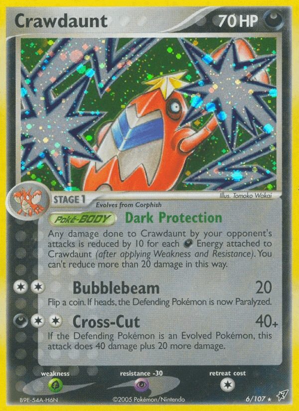 Carta Pokémon Crawdaunt 6