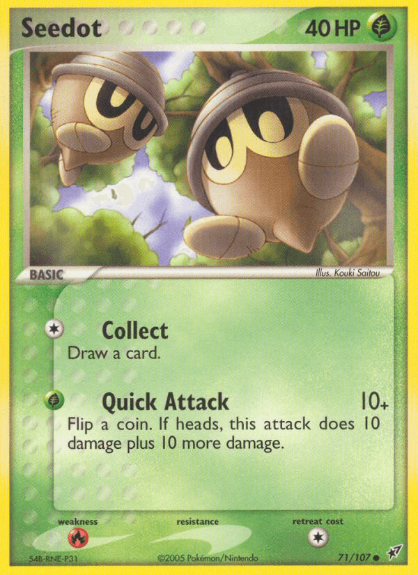 Carta Pokémon Seedot 71