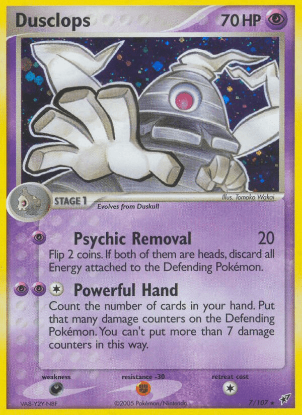 Carta Pokémon Dusclops 7