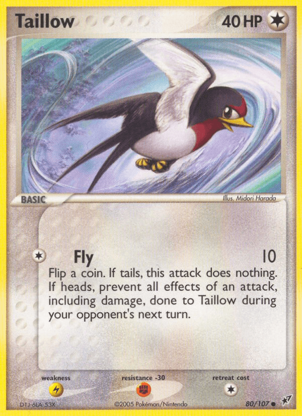 Carta Pokémon Taillow 80