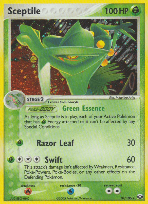Carta Pokémon Sceptile 10