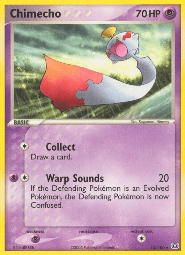 Carta Pokémon Chimecho 12