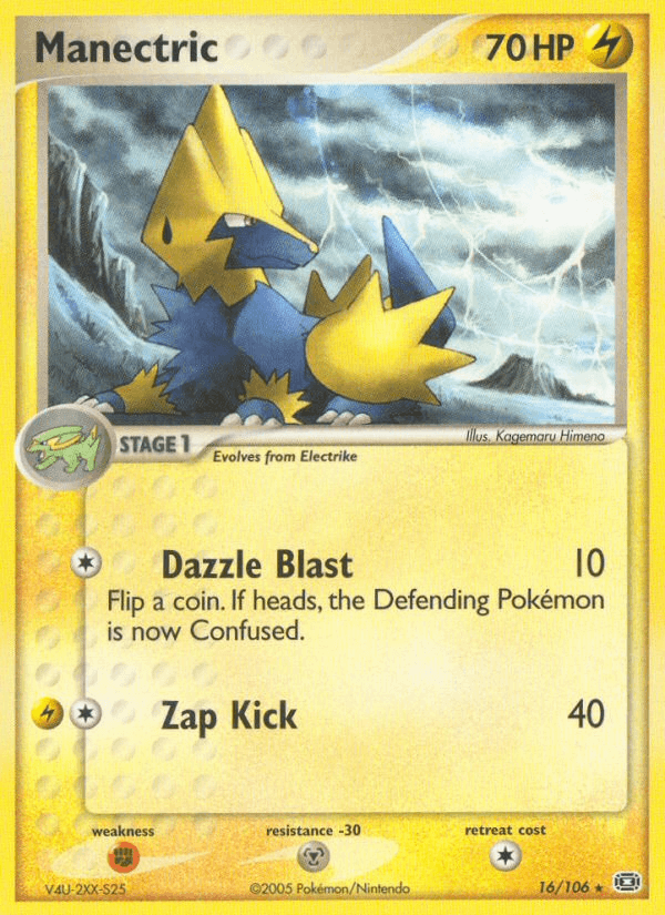 Carta Pokémon Manectric 16