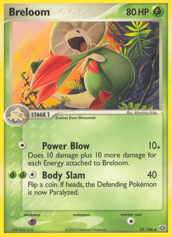 Carta Pokémon Breloom 22