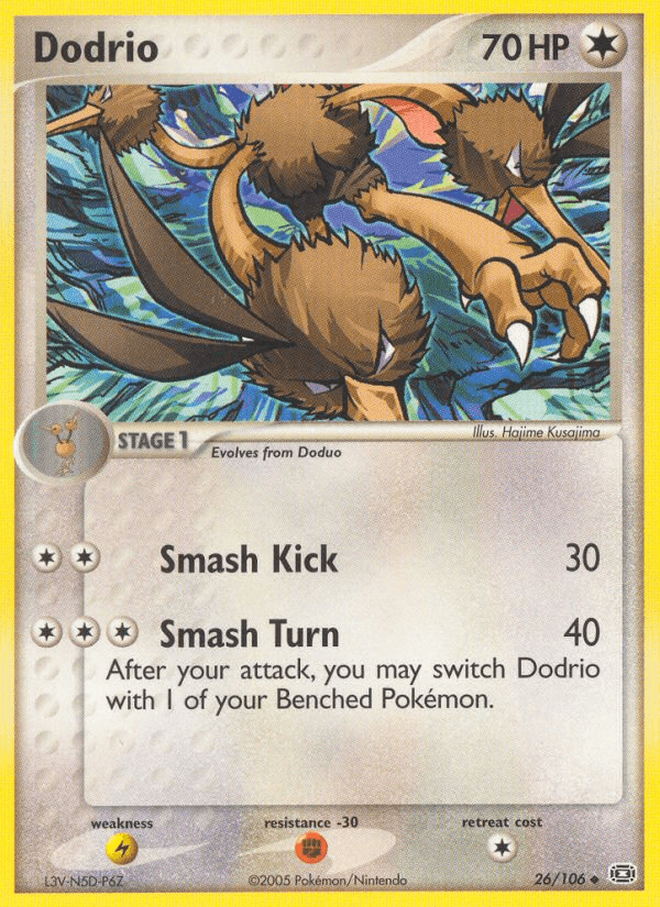 Carta Pokémon Dodrio 26