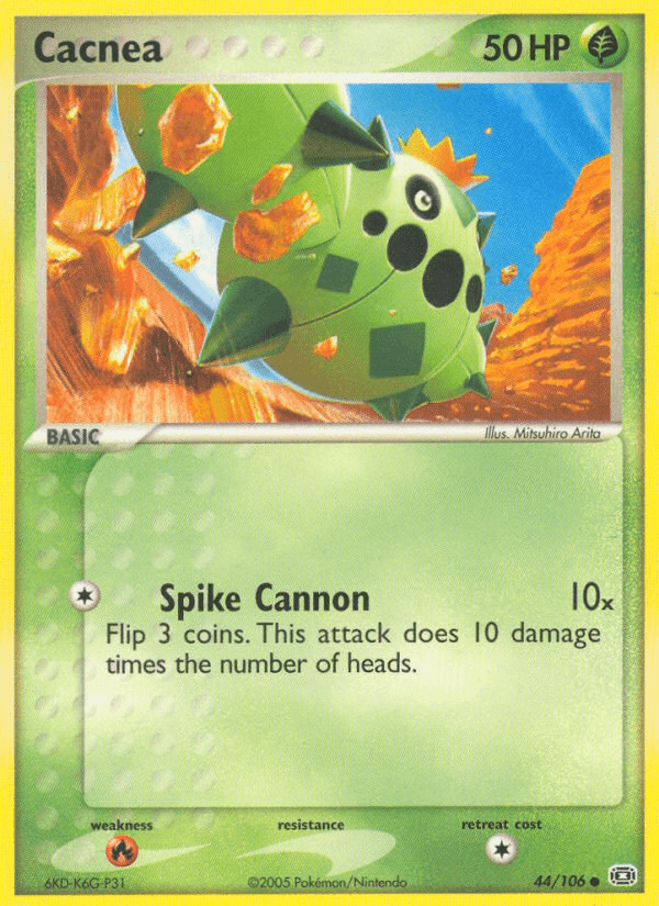 Carta Pokémon Cacnea 44