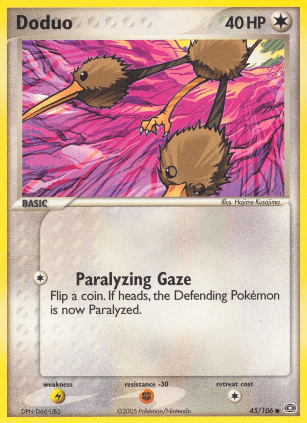 Carta Pokémon Doduo 45 de Emerald