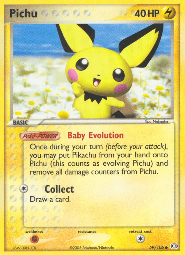 Carta Pokémon Pichu 59