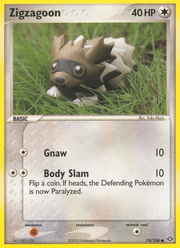Carta Pokémon Zigzagoon 74