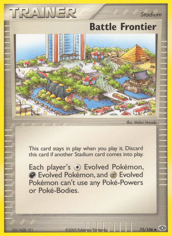 Carta Pokémon Battle Frontier 75 de Emerald
