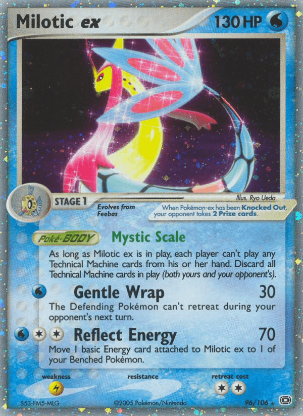 Carta Pokémon Milotic ex 96