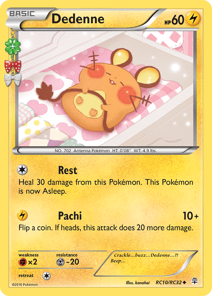 Carta Pokémon Dedenne RC10