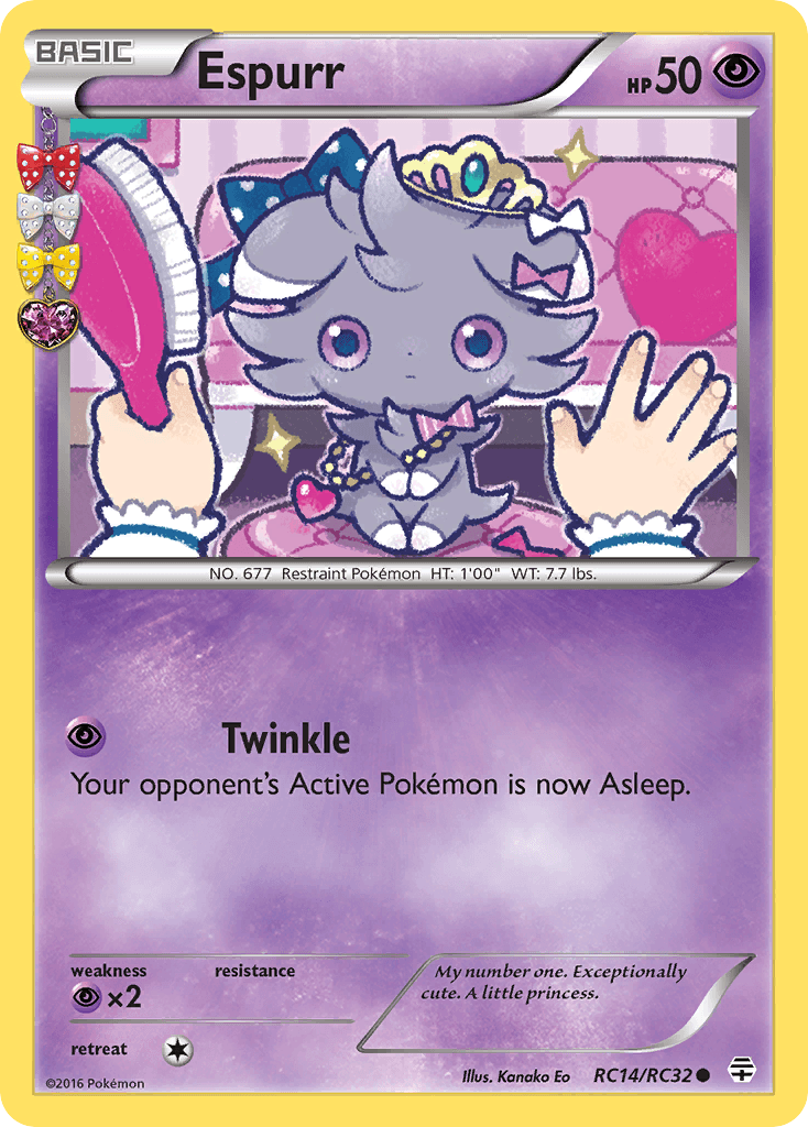 Carta Pokémon Espurr RC14