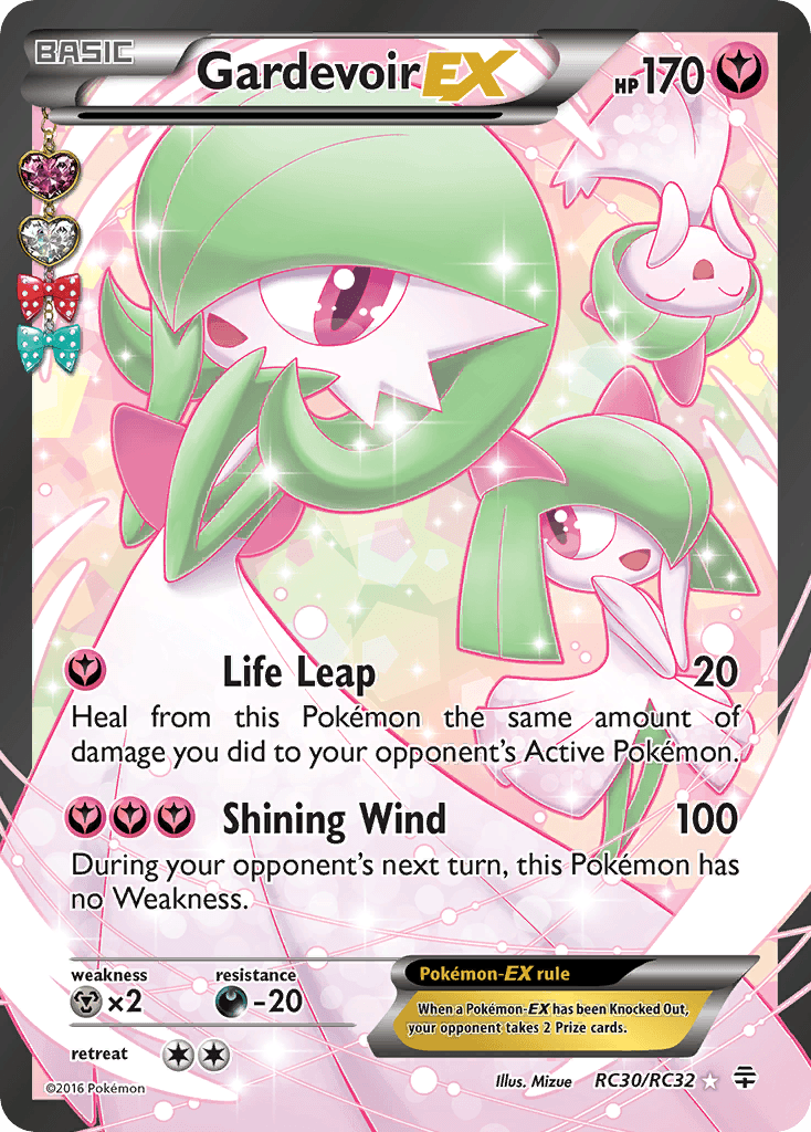 Carta Pokémon Gardevoir-EX RC30 de Generations