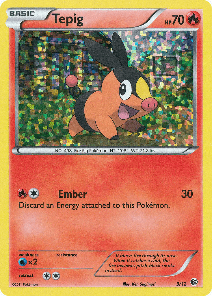 Carta Pokémon Tepig 3