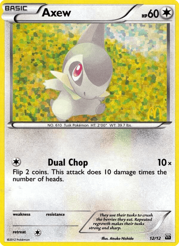 Carta Pokémon Axew 12