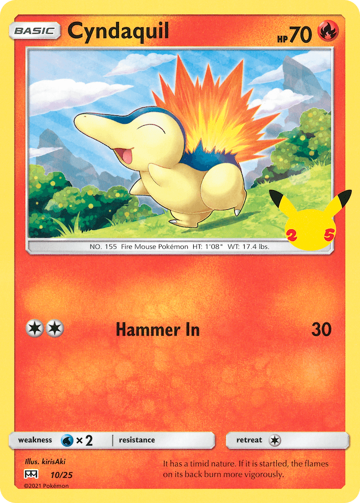 Carta Pokémon Cyndaquil 10