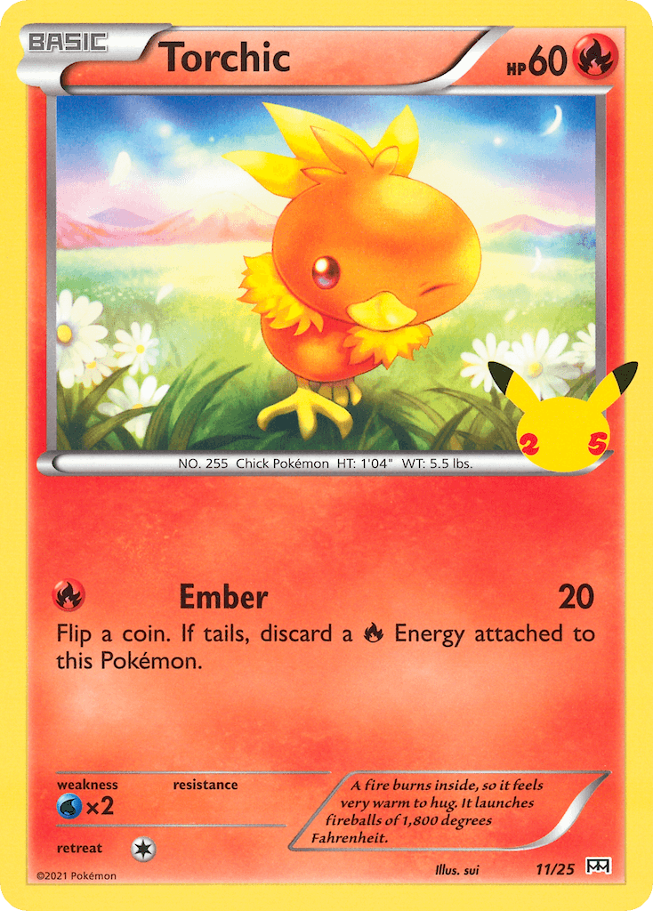 Carta Pokémon Torchic 11