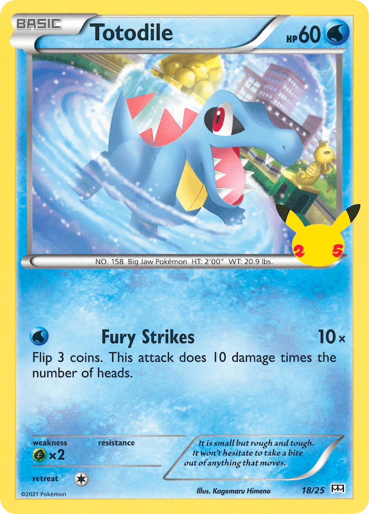 Carta Pokémon Totodile 18