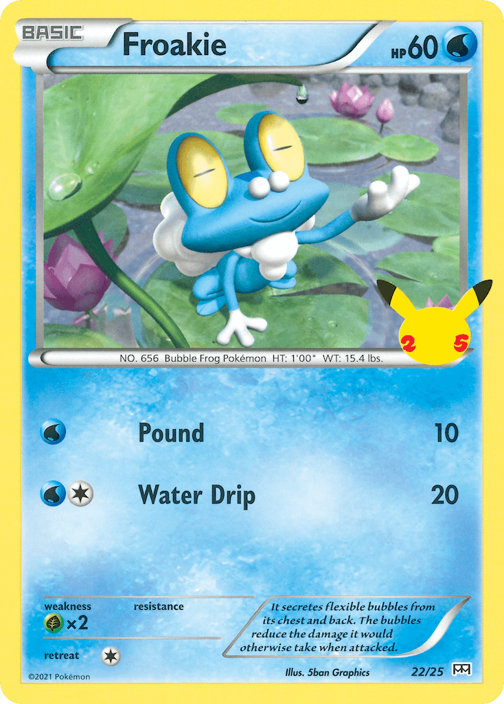 Carta Pokémon Froakie 22