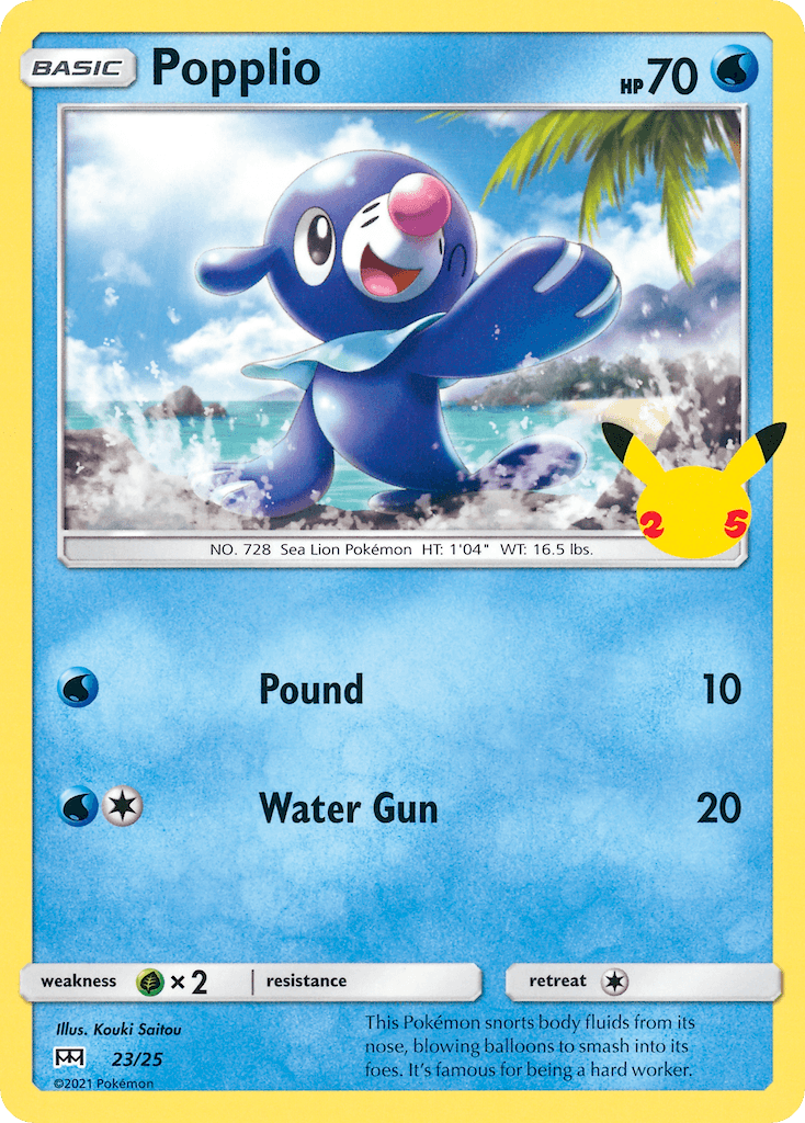 Carta Pokémon Popplio 23