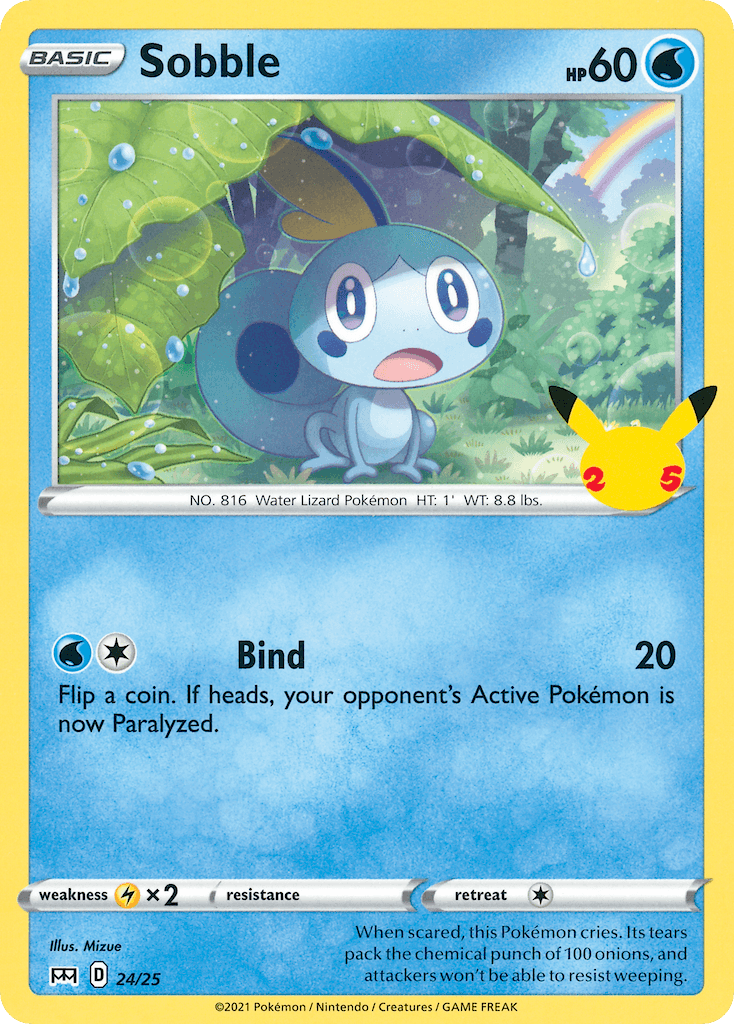 Carta Pokémon Sobble 24
