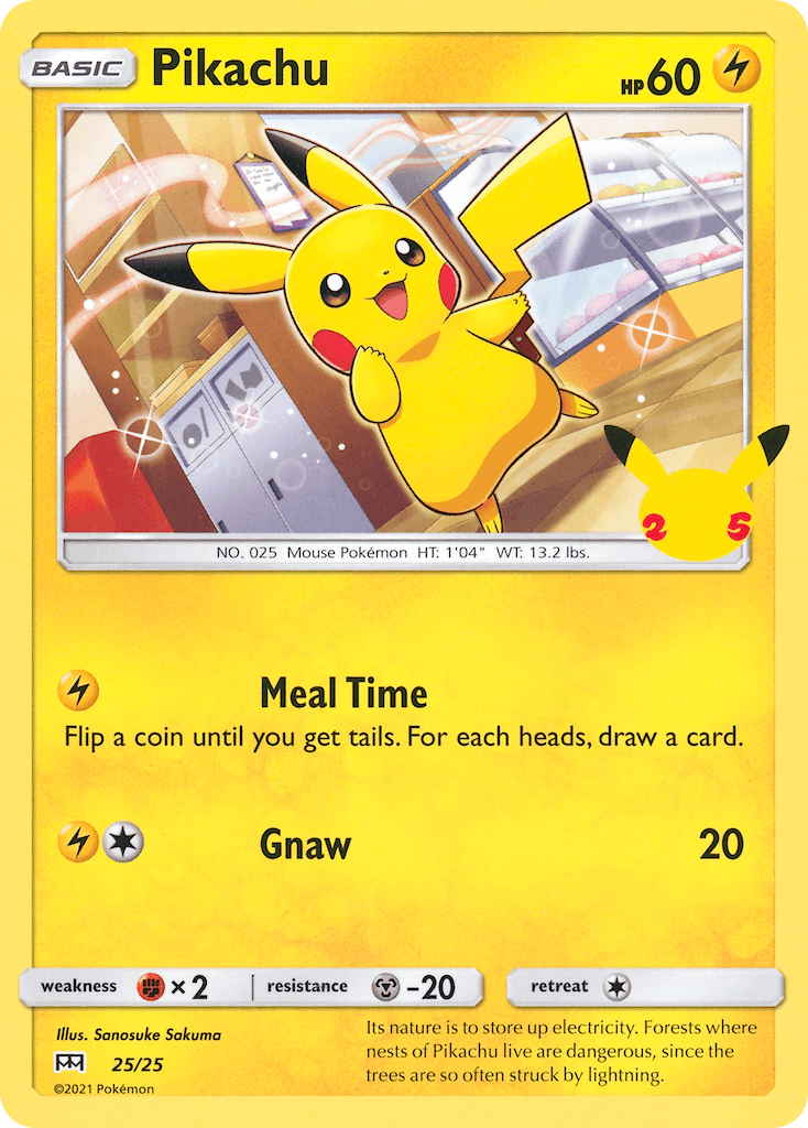 Carta Pokémon Pikachu