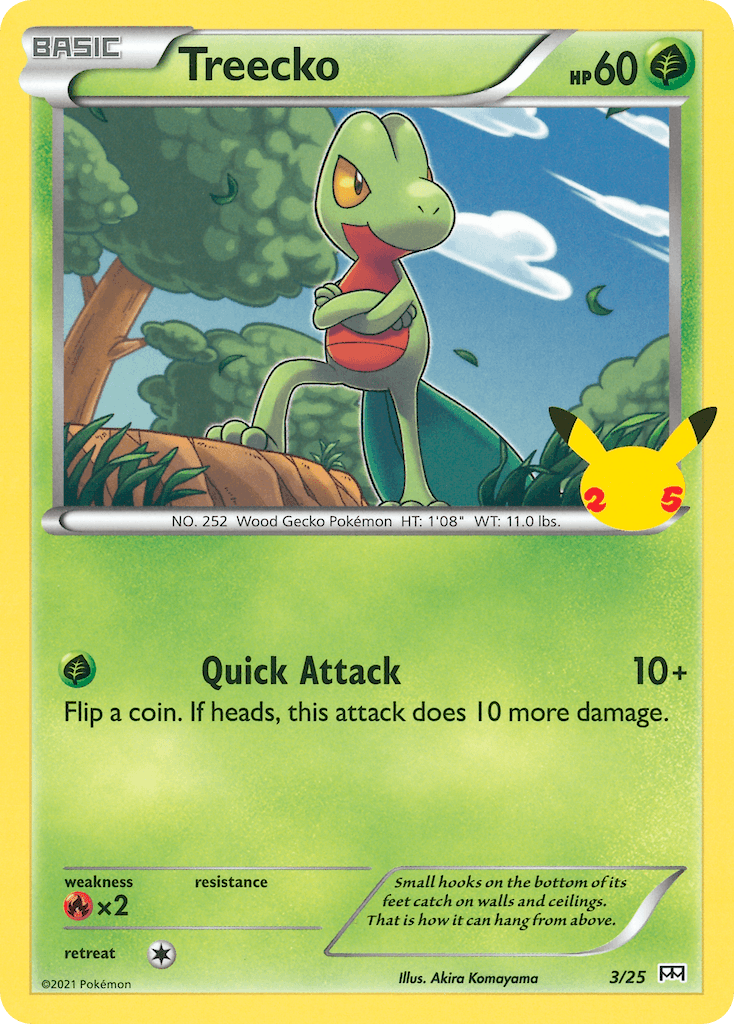 Carta Pokémon Treecko 3