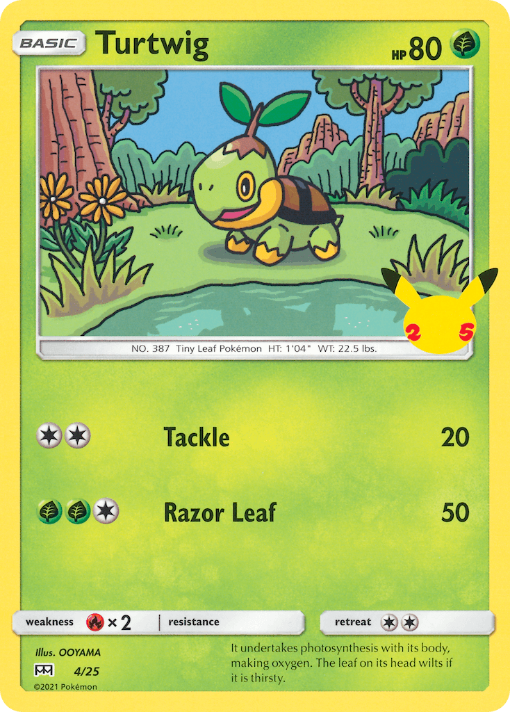 Carta Pokémon Turtwig 4