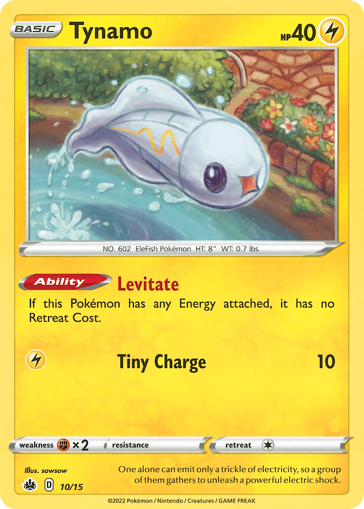 Carta Pokémon Tynamo 10