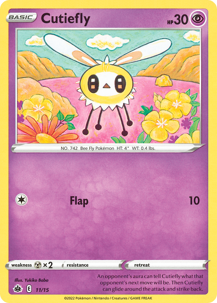 Carta Pokémon Cutiefly 11